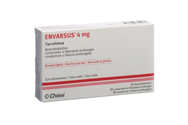 Envarsus cpr ret 4 mg 30 pce