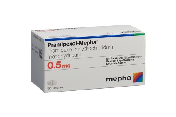 Pramipexol-Mepha cpr 0.5 mg 100 pce