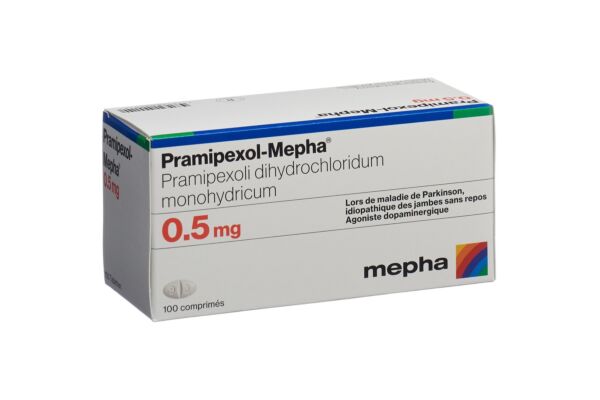 Pramipexol-Mepha Tabl 0.5 mg 100 Stk