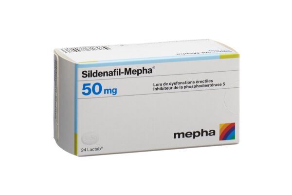 Sildenafil-Mepha cpr pell 50 mg 24 pce