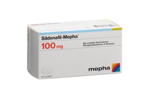 Sildenafil-Mepha cpr pell 100 mg 24 pce