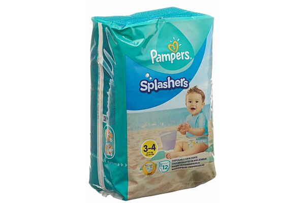 Pampers Splashers Gr3-4 emballage avec anse 12 pce