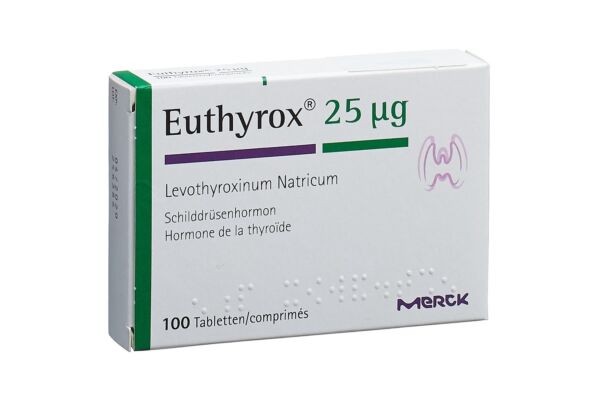 Euthyrox 25 cpr 25 mcg 100 pce
