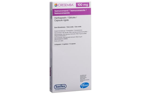 Cresemba Kaps 100 mg 14 Stk
