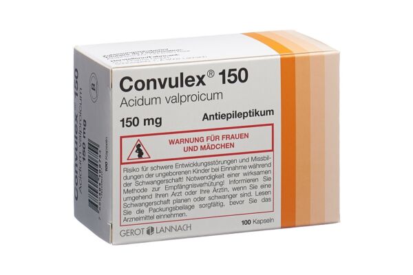 Convulex caps 150 mg 100 pce