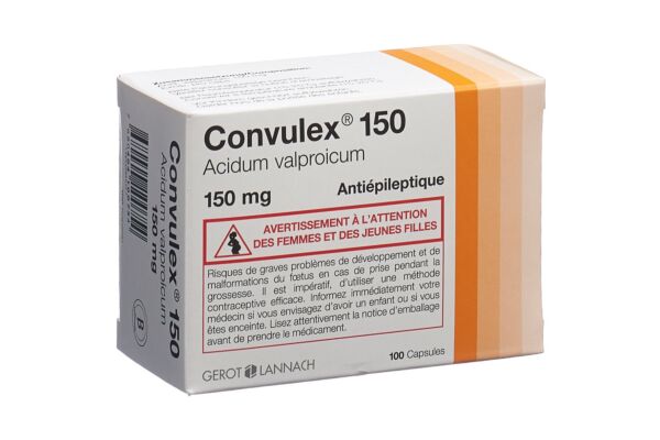 Convulex caps 150 mg 100 pce
