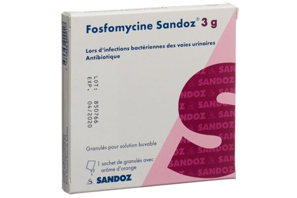 Fosfomycin Sandoz Gran 3 g Btl