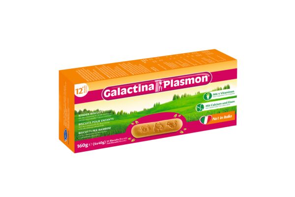 Galactina Plasmon Biscuits pour enfants 4 x 40 g