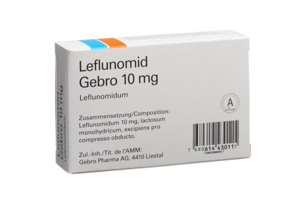 Leflunomid Gebro Filmtabl 10 mg 30 Stk