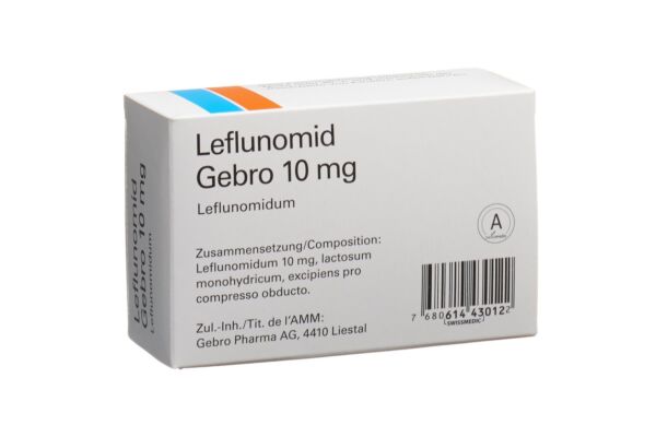 Leflunomid Gebro Filmtabl 10 mg 100 Stk