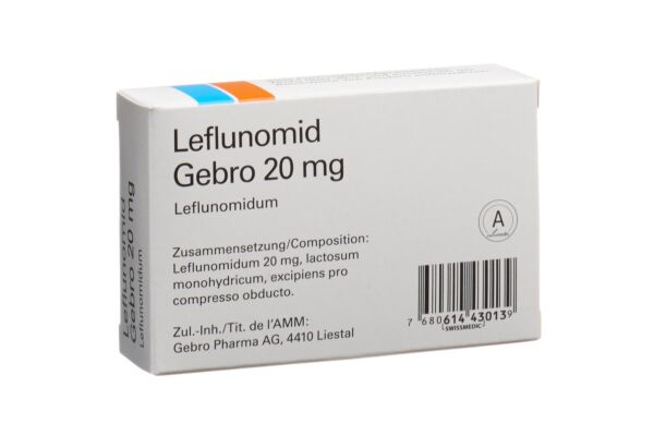Leflunomid Gebro Filmtabl 20 mg 30 Stk