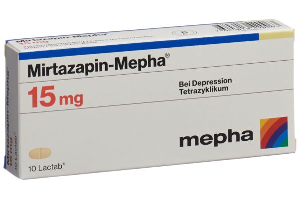 Mirtazapin-Mepha Filmtabl 15 mg 30 Stk