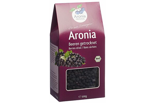 Aronia Original bio baies d'aronia séchées sach 500 g