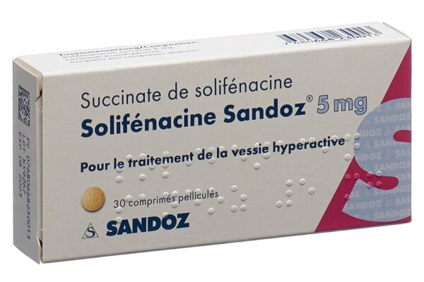 Solifenacin Sandoz Filmtabl 5 mg 30 Stk