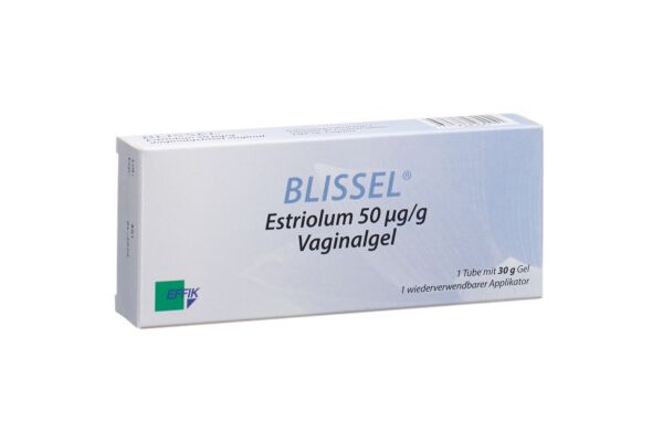 Blissel Vag Gel 0.05 mg/g mit wiederverwendbarem Applikator (Kanüle + Kolben) Tb 30 g