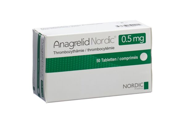 Anagrelid Nordic Tabl 0.5 mg 50 Stk