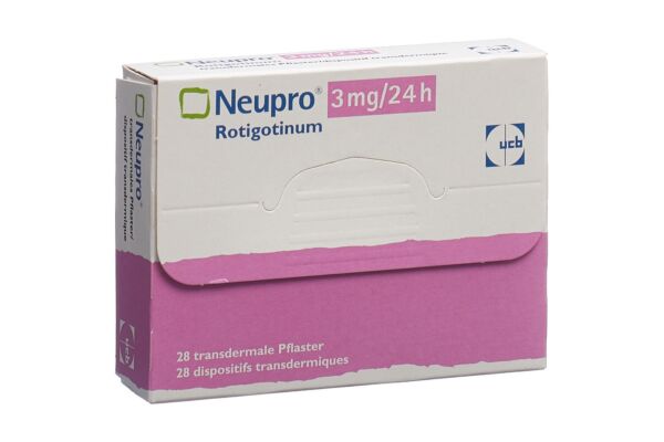 Neupro patch mat 3 mg/24h sach 28 pce