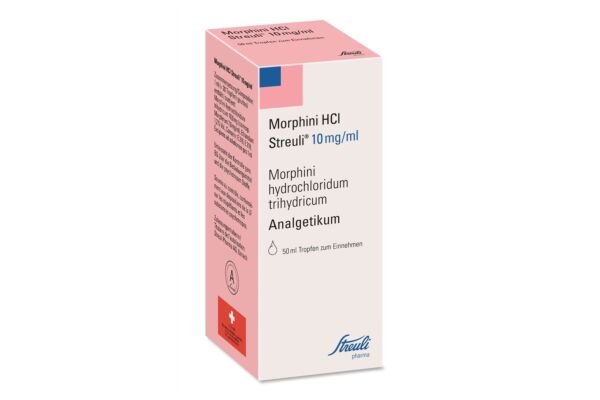 Morphini HCl Streuli Tropfen 10 mg/ml Fl 50 ml