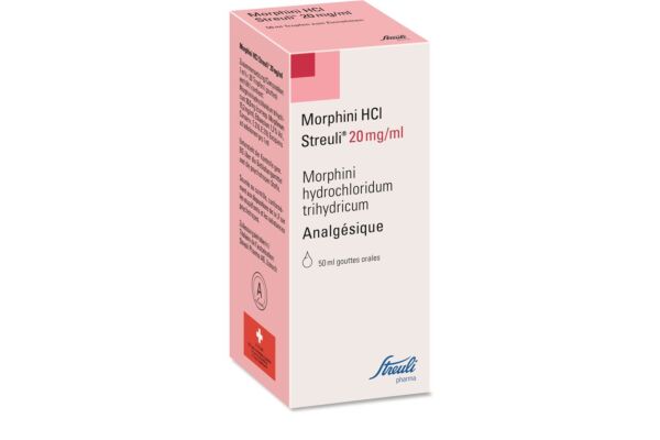 Morphini HCl Streuli Tropfen 20 mg/ml Fl 50 ml
