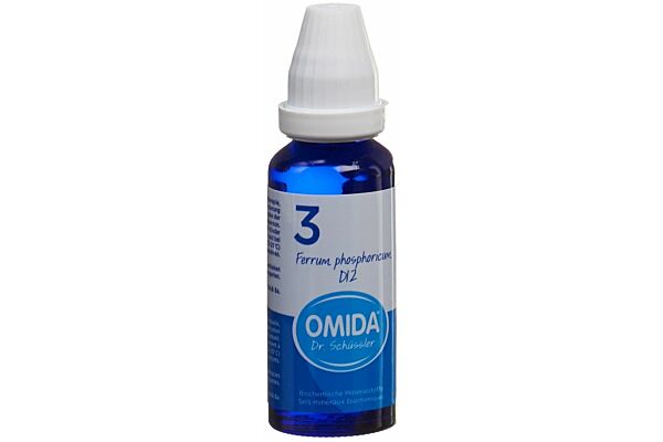 Omida Schüssler Nr3 Ferrum phosphoricum Dil D 12 Fl 30 ml
