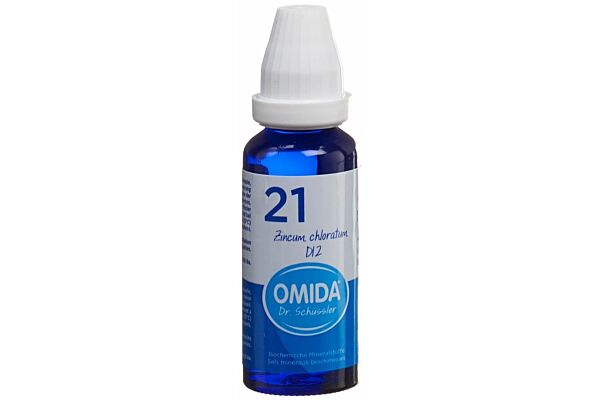 Omida Schüssler Nr21 Zincum chloratum Dil D 12 Fl 30 ml