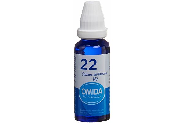 Omida Schüssler Nr22 Calcium carbonicum Dil D 12 Fl 30 ml