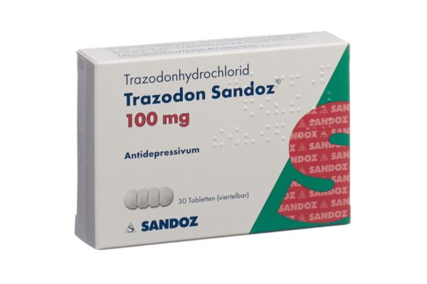 Trazodone Sandoz cpr 100 mg 30 pce