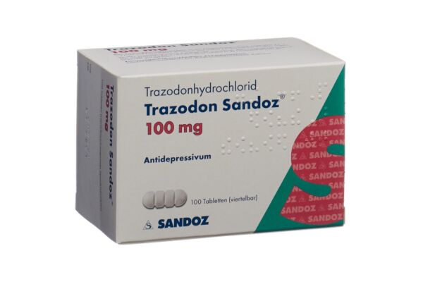 Trazodon Sandoz Tabl 100 mg 100 Stk