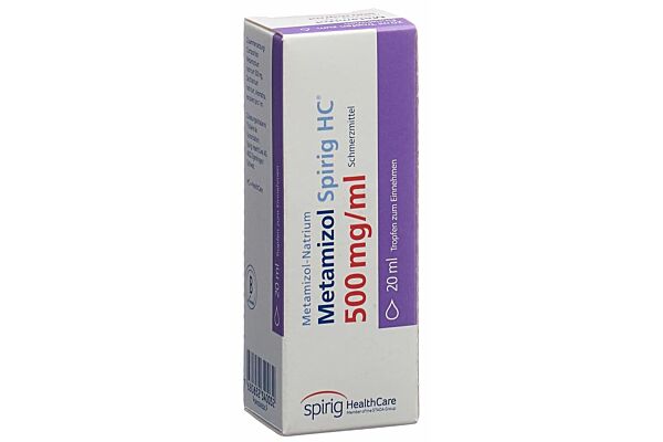 Métamizole Spirig HC gouttes 500 mg/ml fl 20 ml