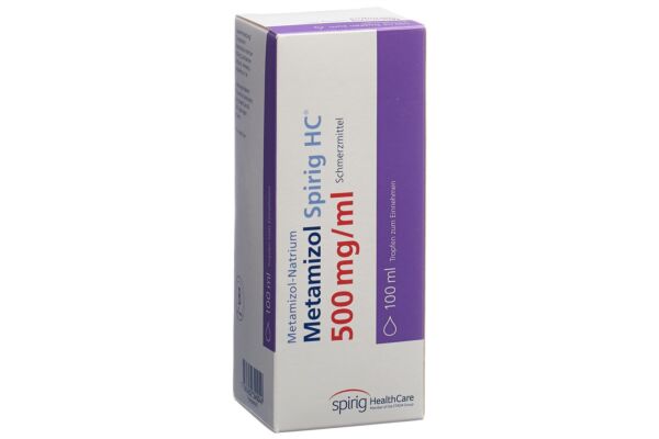 Metamizol Spirig HC Tropfen 500 mg/ml Fl 100 ml