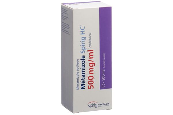 Métamizole Spirig HC gouttes 500 mg/ml fl 100 ml