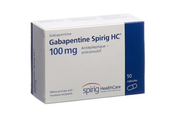 Gabapentine Spirig HC caps 100 mg 50 pce