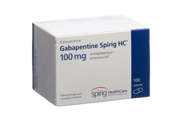 Gabapentine Spirig HC caps 100 mg 100 pce