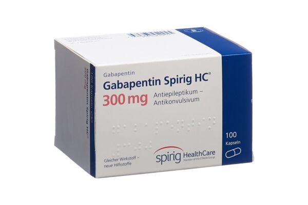 Gabapentine Spirig HC caps 300 mg 100 pce