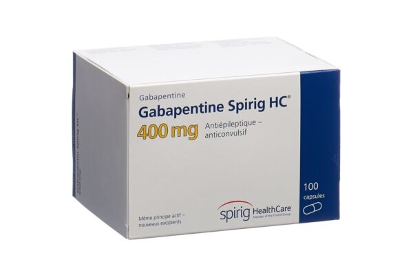 Gabapentin Spirig HC Kaps 400 mg 100 Stk