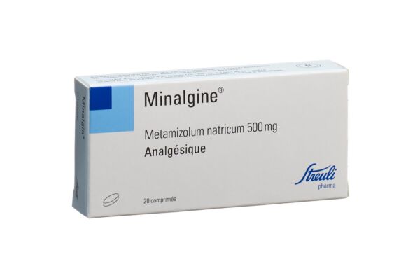 Minalgine cpr 500 mg ovale 20 pce