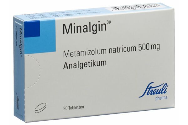 Minalgin Tabl 500 mg oval 20 Stk