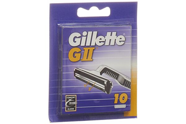 Gillette GII lames 10 pce