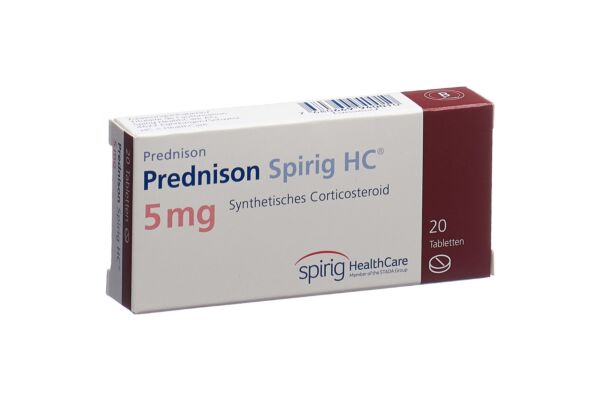 Prednisone Spirig HC cpr 5 mg 20 pce