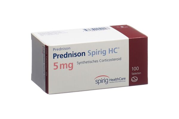 Prednisone Spirig HC cpr 5 mg 100 pce