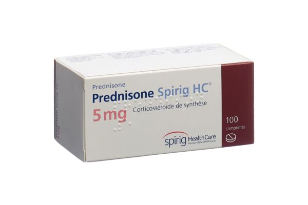 Prednison Spirig HC Tabl 5 mg 100 Stk