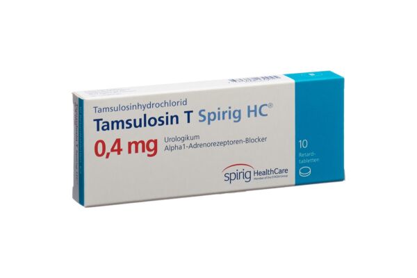 Tamsulosine T Spirig HC cpr ret 0.4 mg 10 pce