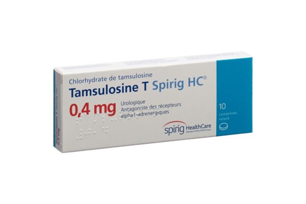 Tamsulosine T Spirig HC cpr ret 0.4 mg 10 pce
