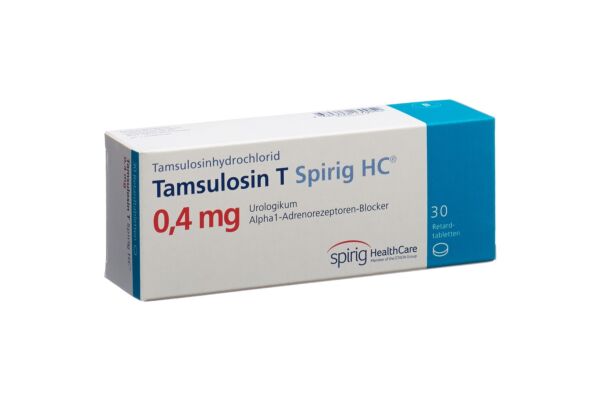Tamsulosin T Spirig HC Ret Tabl 0.4 mg 30 Stk