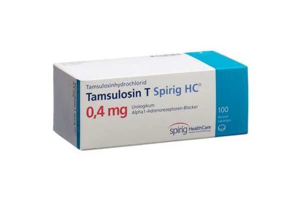 Tamsulosine T Spirig HC cpr ret 0.4 mg 100 pce