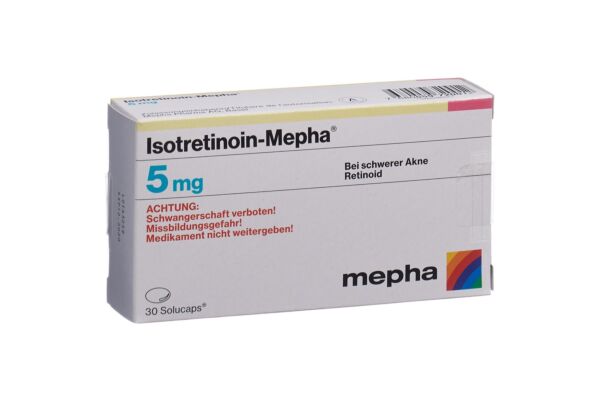 Isotretinoin-Mepha Weichkaps 5 mg 30 Stk