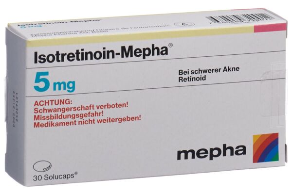 Isotretinoin-Mepha caps moll 5 mg 100 pce