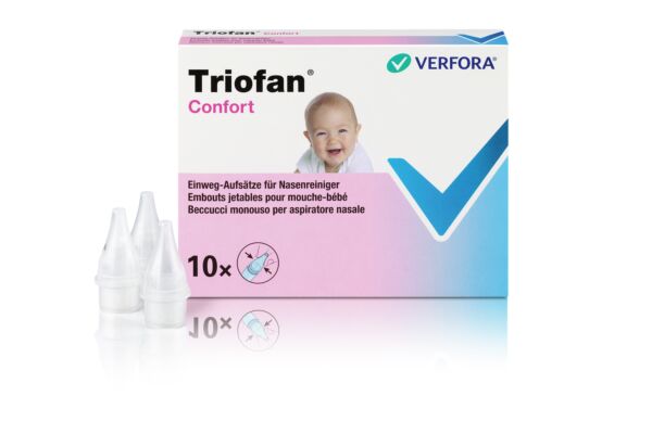 Triofan Confort Aufsätze Nasenreiniger 10 Stk