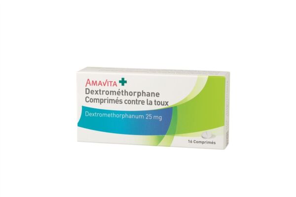 AMAVITA Dextrométhorphane comprimés contre la toux 16 pce