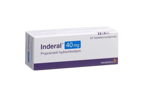 Inderal cpr pell 40 mg 50 pce